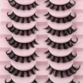 30 Pairs Russian D Curl Strip Lashes – Fluffy, Wispy & Natural Look - Manifest BeautyCare 