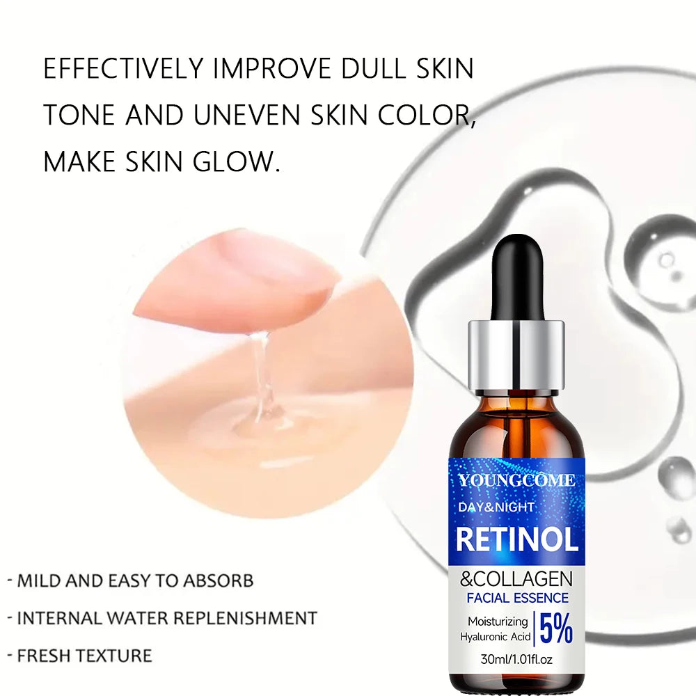 Retinol Cream & Serum Set – Hydrating & Anti-Aging Skin Repair Duo - Manifest BeautyCare 