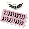 30 Pairs Russian D Curl Strip Lashes – Fluffy, Wispy & Natural Look - Manifest BeautyCare 